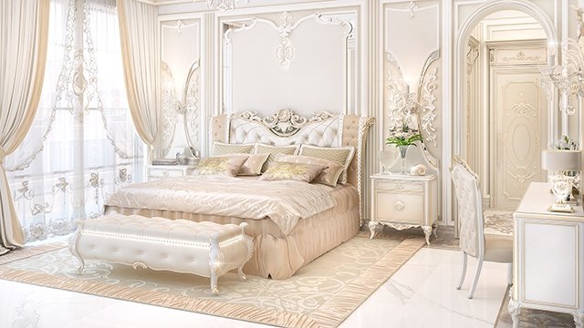Master Bedroom design in classic style