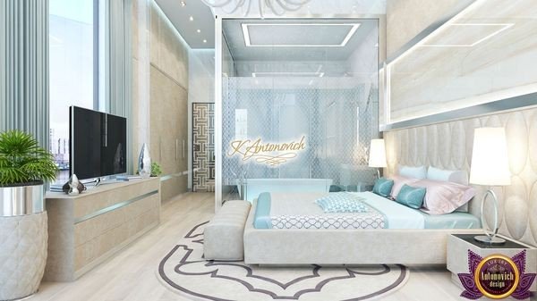 Stylish bedroom concept by Dubai's leading interior design company