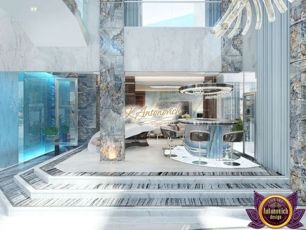 Chic bathroom showcasing the talent of a top interior design company in Abu Dhabi