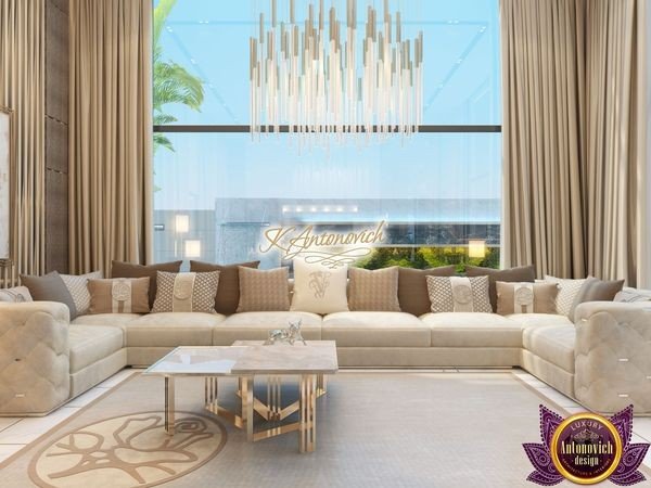 Luxurious living room designed by Los Angeles interior designer