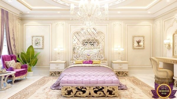 Luxurious bedroom interior by Antonovich Group