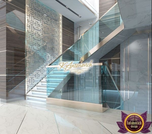 Lavish home office design by Antonovich Design Dubai