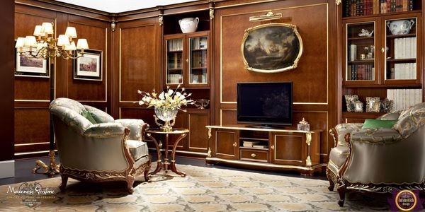 Royal living room design