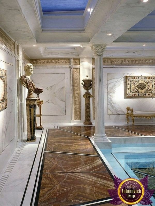 MGM's luxurious marble bathroom design