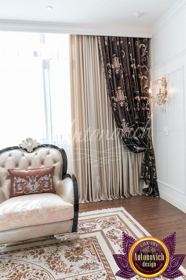 Elegant sheer curtains enhancing a Dubai home