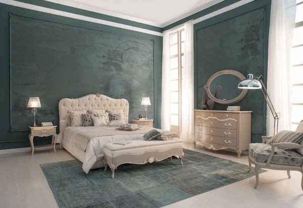 Luxurious Italian bedroom set in a Nairobi showroom