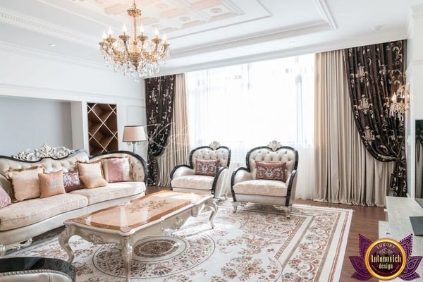 Stylish bedroom featuring top-quality Dubai curtains