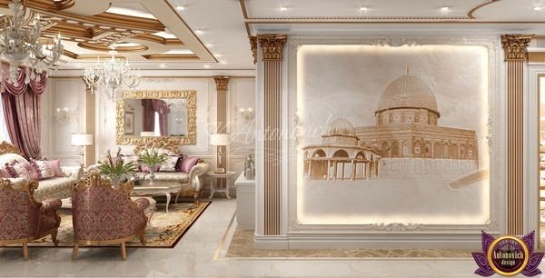Elegant living room designed by top studio
