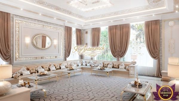 Luxurious Majlis Design Medina with modern lighting