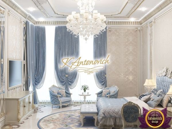 Exquisite bedroom with lavish decor in Abu Dhabi