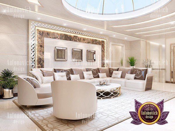 Luxurious Lagos living room with sleek modern design