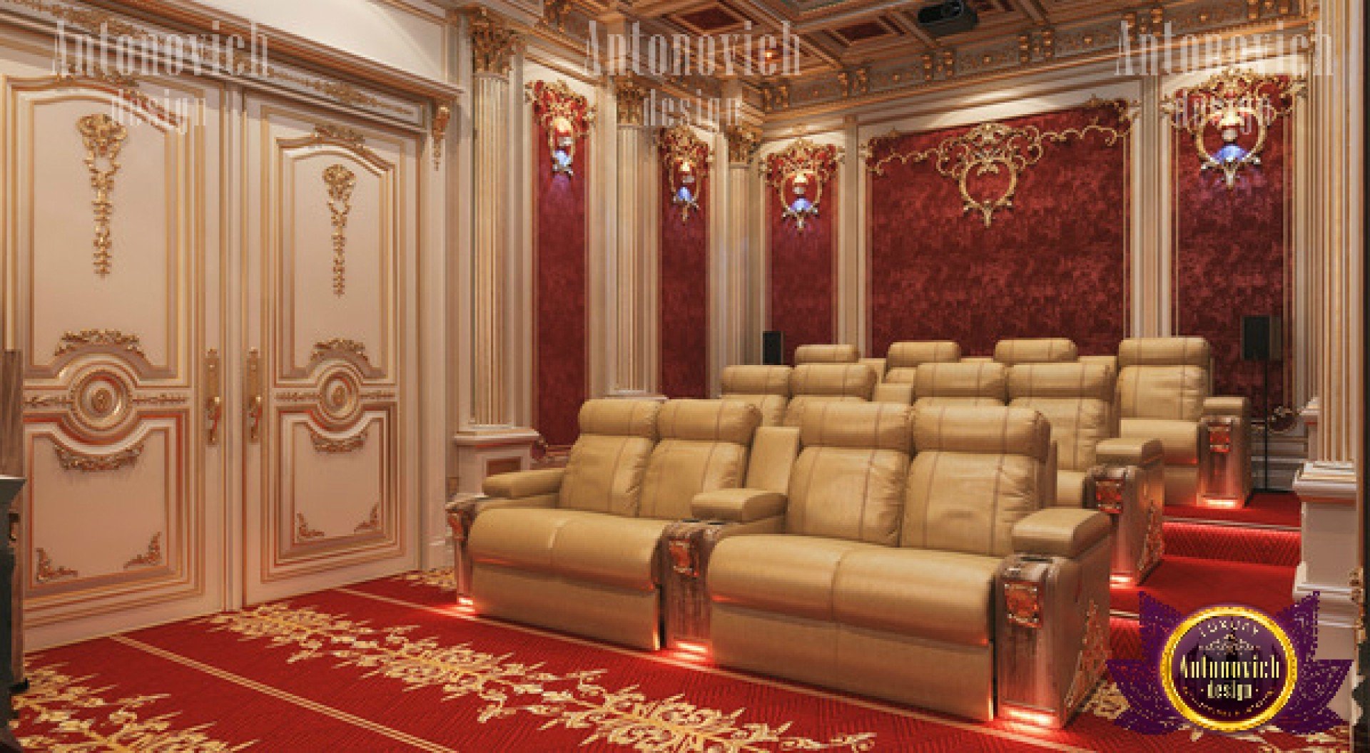 Elegant interior design elements for a stunning Nigerian home theater
