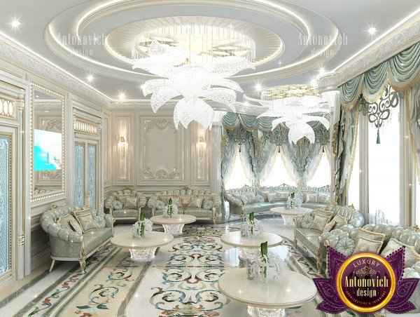 Modern Woman Majlis design featuring bold colors and patterns