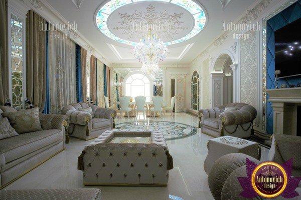 Breathtaking outdoor living area in a Dubai villa