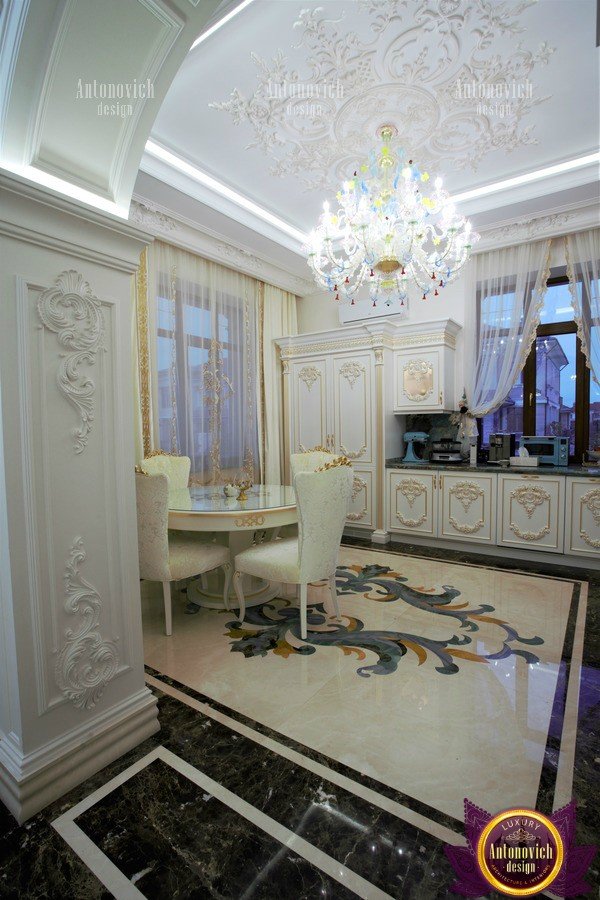 Exquisite dining room setup in a Dubai home