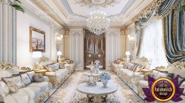 Stunning Majlis space with rich textures and colors