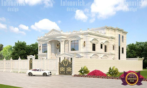 Stunning palatial entrance with grand staircase