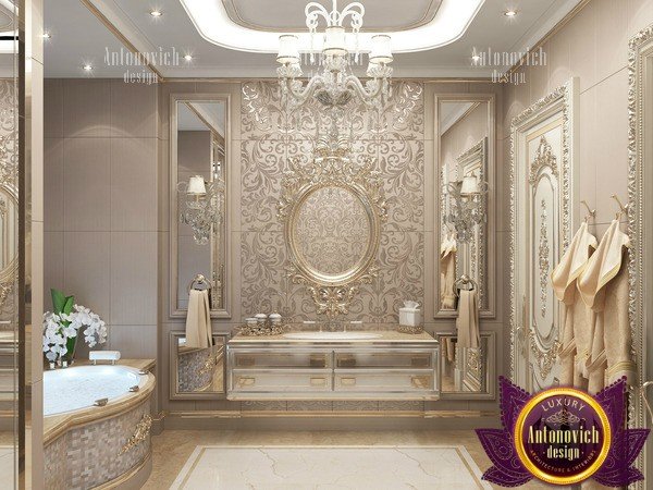 Luxurious walk-in shower with rainfall showerhead and glass enclosure