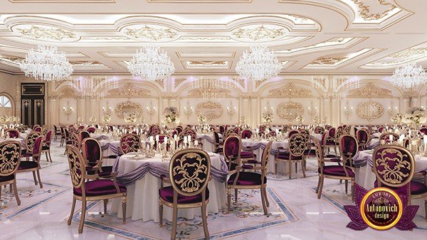 Exquisite dining experience at the extravagant wedding venue