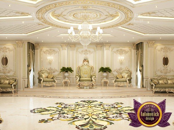 Luxurious royal dining room in Nigeria