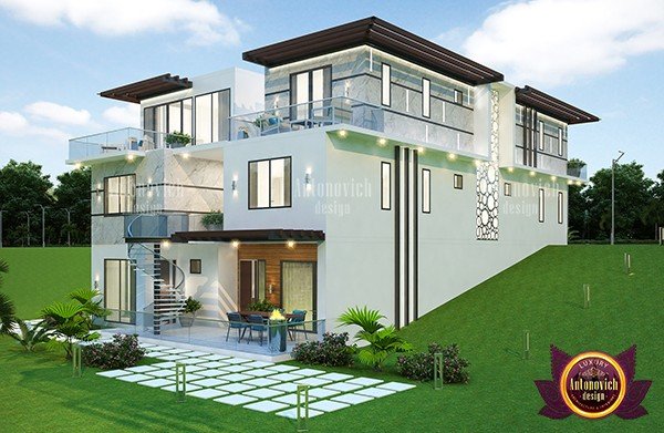 Modern minimalist exterior house design with clean lines