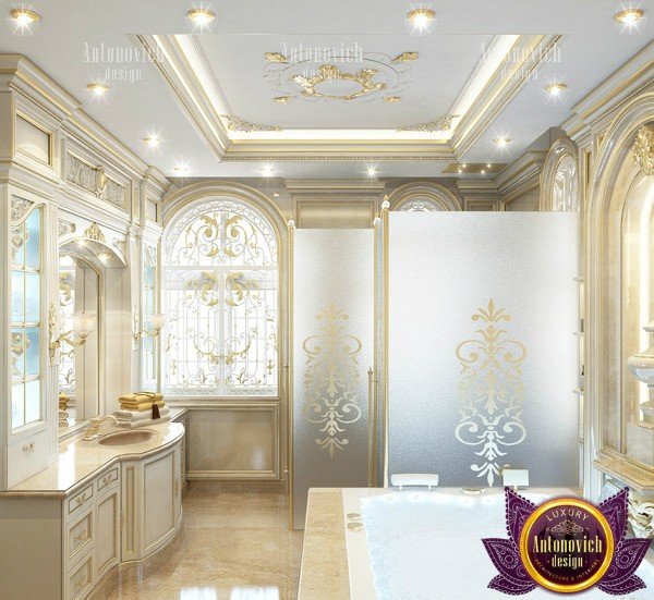 Stylish Nigerian guest bathroom with a luxurious touch