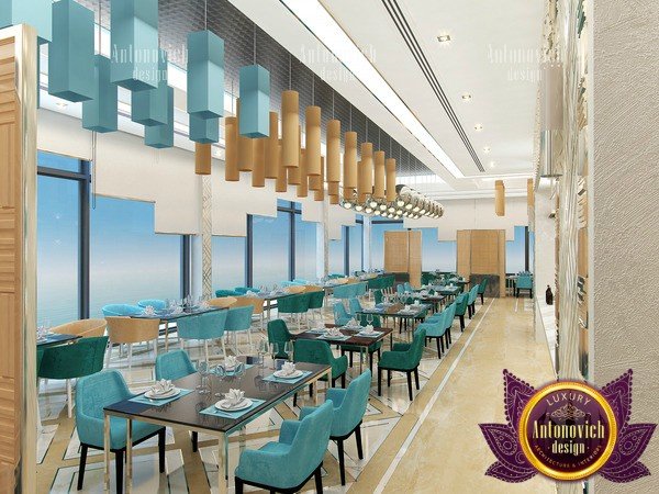 Dubai restaurant with breathtaking skyline view