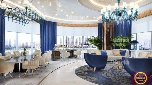 Sophisticated office space designed by a top interior designer in Dubai
