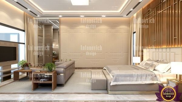 Luxurious living room designed by top Dubai interior designer