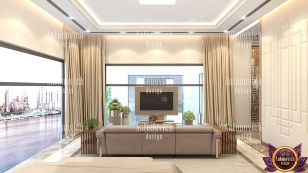 Elegant bedroom with modern design by Dubai's best interior designer