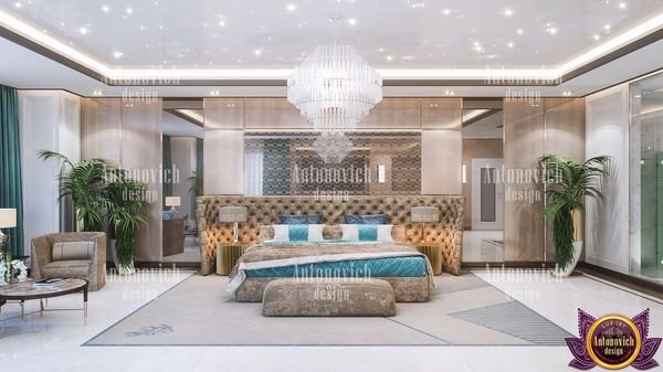 Exquisite family room with California interior design flair