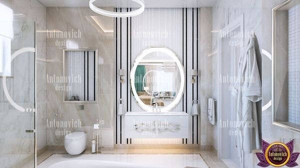 Stylish bathroom by a renowned California interior designer