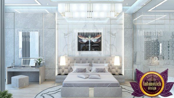 Scandinavian-inspired gray bedroom with natural elements