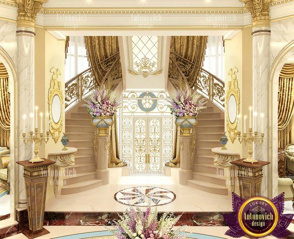 Luxurious living room designed by top Dubai interior design company