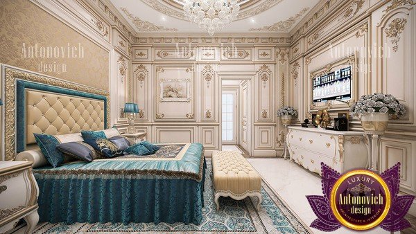 Classic bedroom design featuring opulent furniture