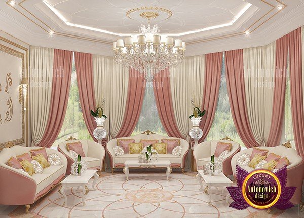 Exquisite majlis seating arrangement for women
