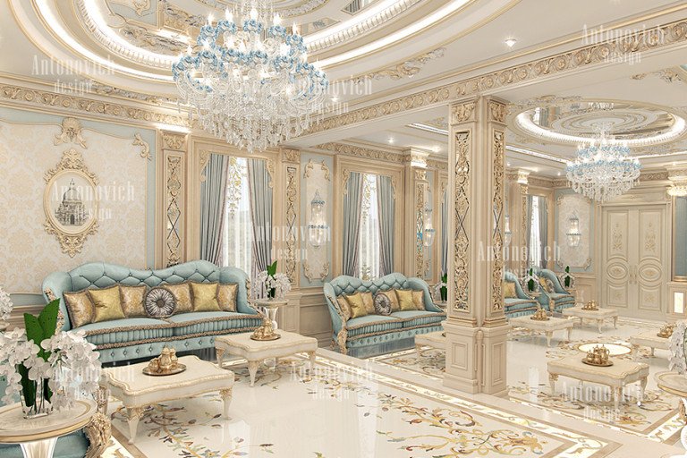 Luxurious bedroom design by Qatar's premier interior design firm