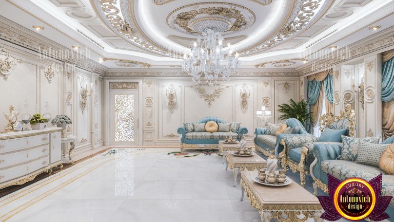 Stunning living room designed by India's top luxury interior company
