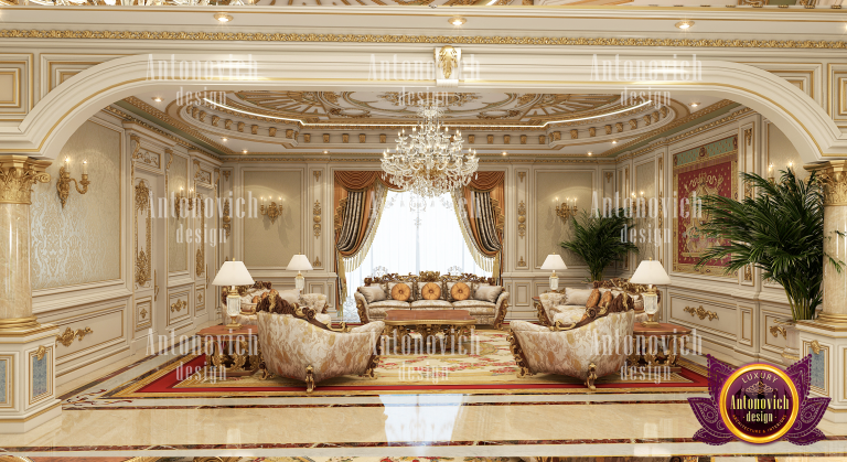 Elegant living room designed by top Indian interior designer