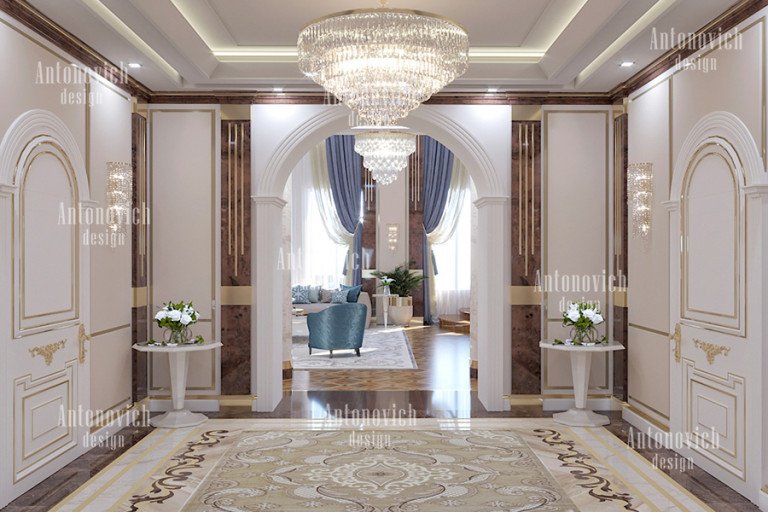 Luxury Hall Design Bahrain by Luxury Antonovich Design