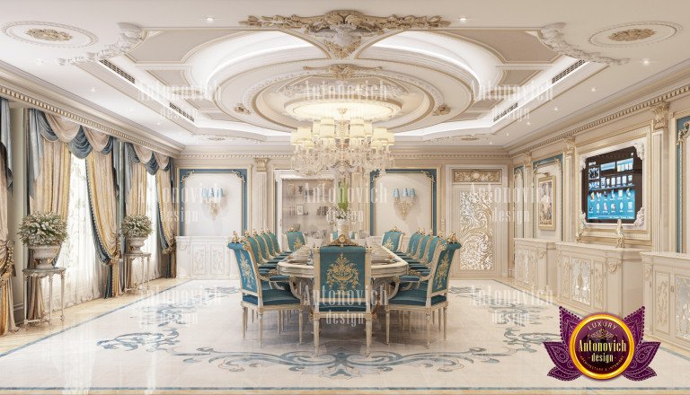 Elegant living room with sophisticated interior design