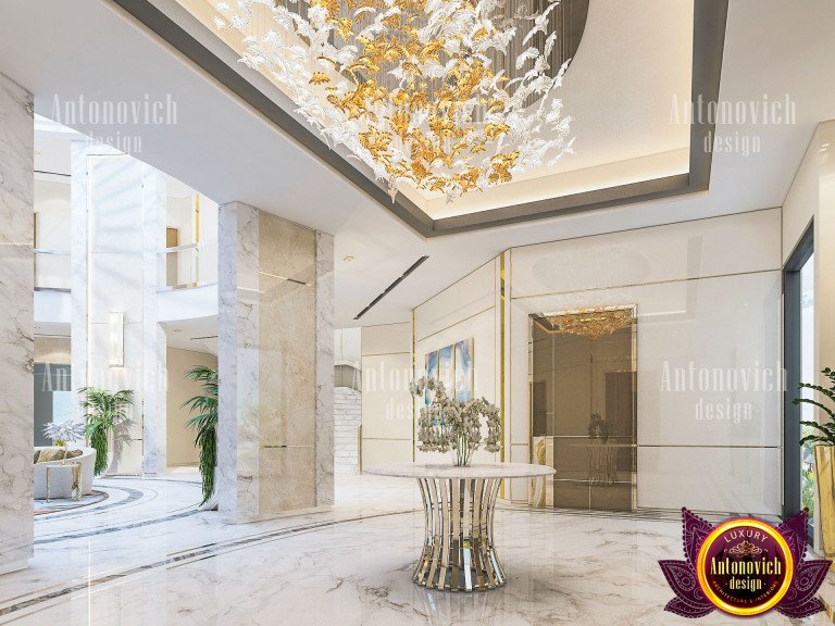 Opulent bathroom design in a lavish Dubai villa