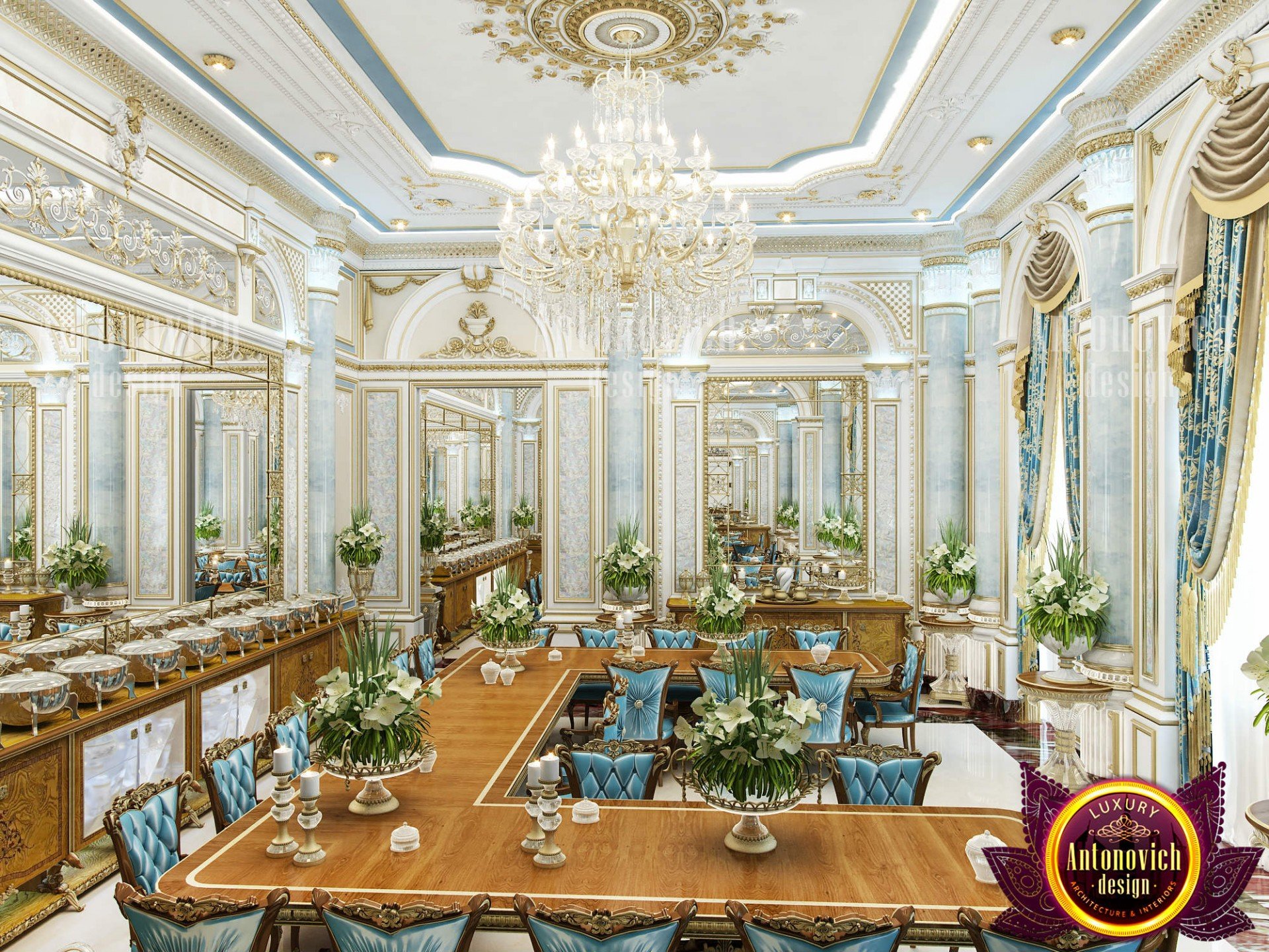 royal dining room decor