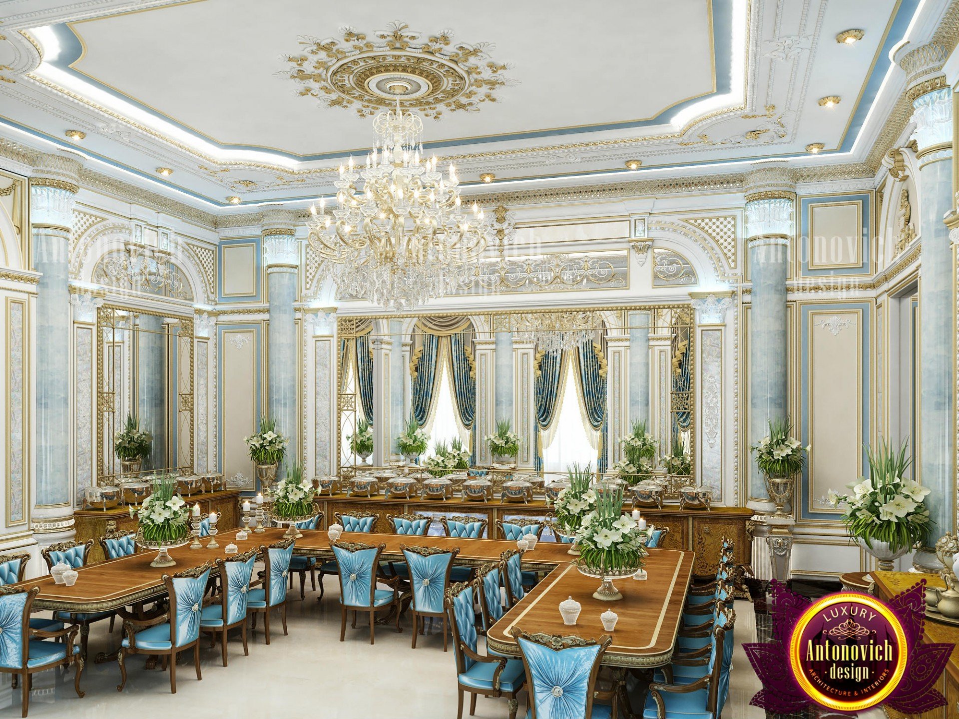 royal dining room design