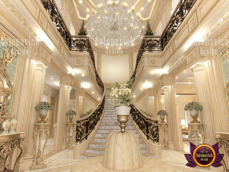 Extravagant entrance to the Hall of Luxury