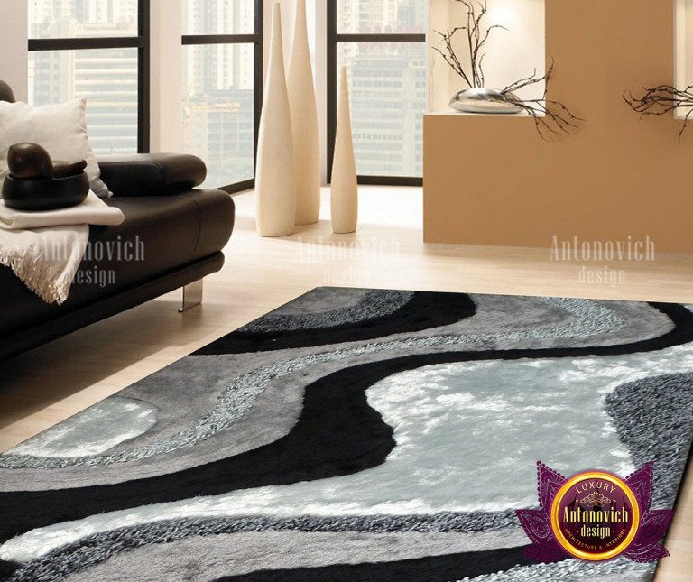 Versatile texture applied to a modern living room design