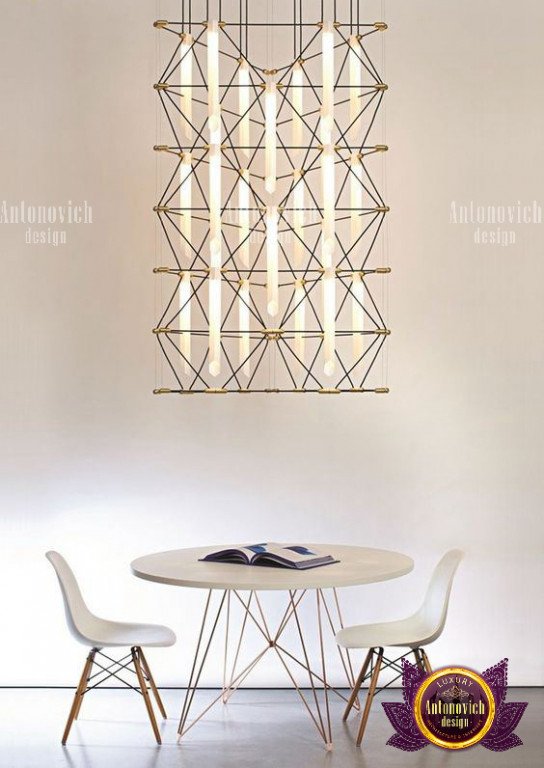 Elegant crystal chandelier by Katrina Antonovich