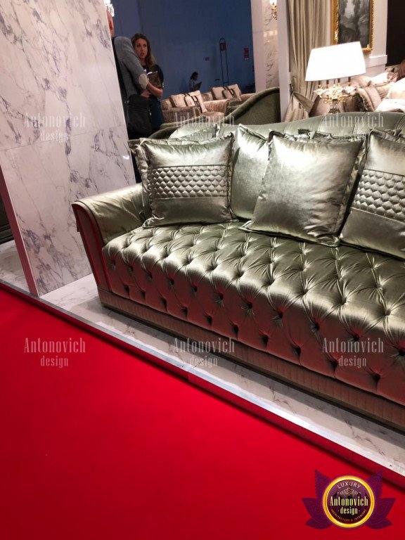 Luxurious living room setup featuring elegant furniture in UAE