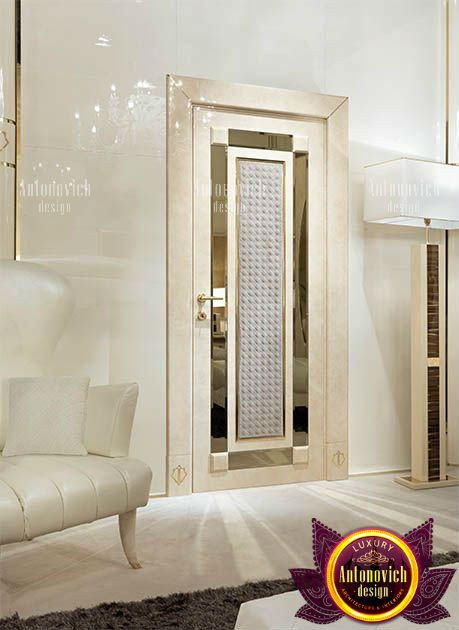 Sleek minimalist modern interior door design