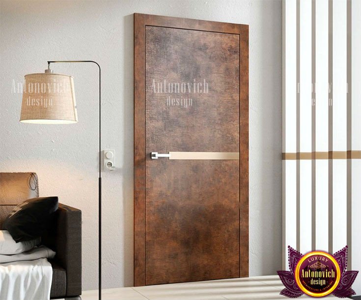 Contemporary sliding barn door for a stylish touch